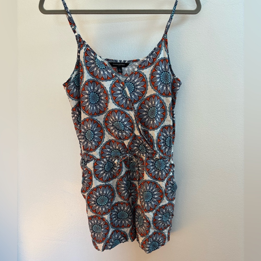 NWOT Banana Republic Floral Romper S
